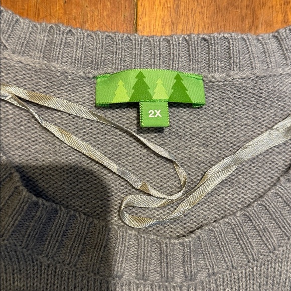 Christmas Sweater Gray Penguin Holiday Sweater. Size 2 X - Picture 3 of 8